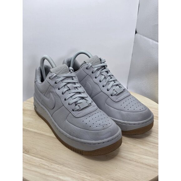 NIKE AF1 LOW UPSETP PINNACLE MATTE SILVER 856477 001 AIR FORCE 1 Wmn Sz 7 Lthr - Picture 5 of 10
